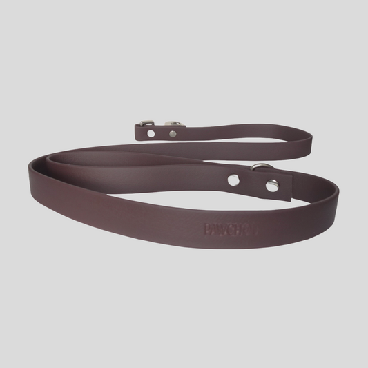 Ensemble collier et laisse imperméables Brown Sugar