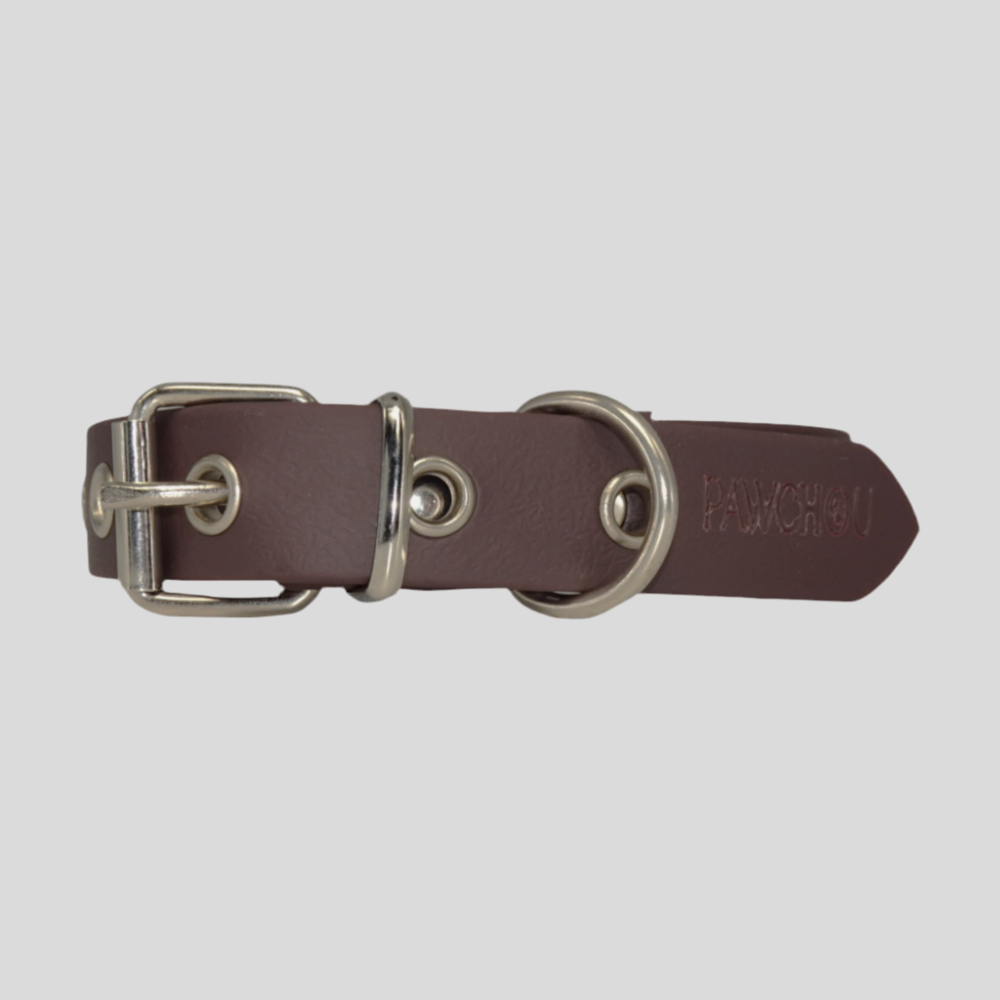 Collier imperméable pour chien Brown Sugar
